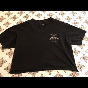 Sketchy tank cropped t-shirt size small